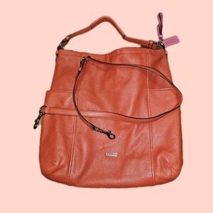 NWOT Authentic Red Coach Tote Bag with Optional Shoulder Strap